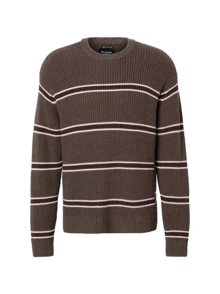 Abercrombie & Fitch Pulover maro / maro închis roz
