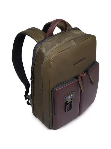 Rucsac Piquadro din piele verde