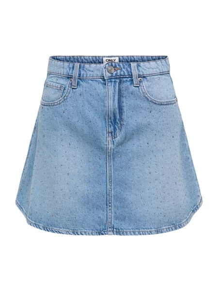 ONLY Fustă ONLEDEN denim albastru