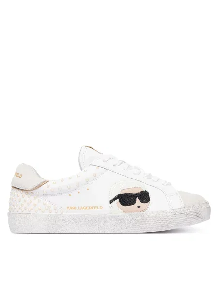 Sneakersy KARL LAGERFELD biela