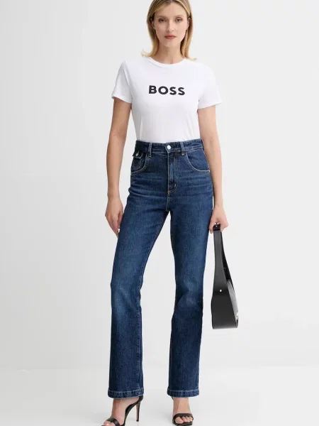Футболка Boss Orange фиолетовая