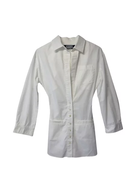 Oblekové košilové šaty Jacquemus Pre-owned bílé