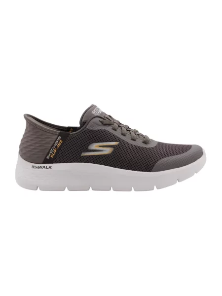 Sneakersy Skechers brązowe