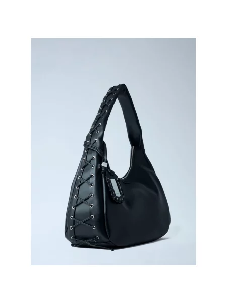 Ganni Torebki Kobieta ONE SIZE XXL Hobo Bag czarny