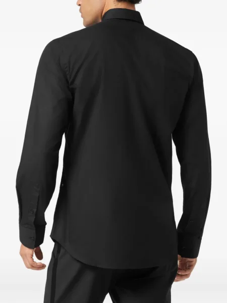 Cămașă Philipp Plein cu broderie negru
