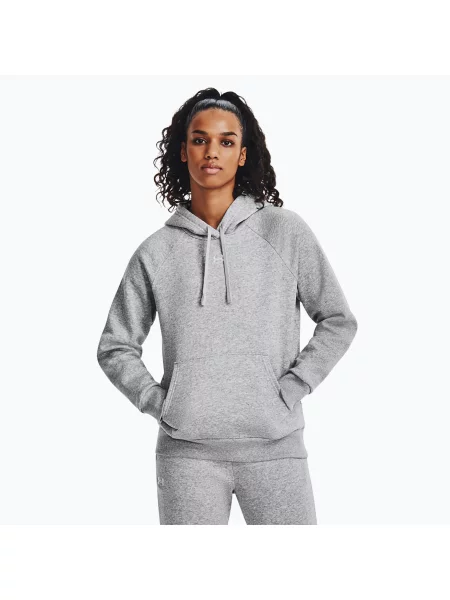 UNDER ARMOUR bluza dresowa z kapturem Rival Fleece L szara