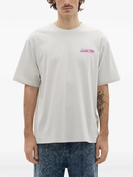 Tricou Les Benjamins cu imagine gri