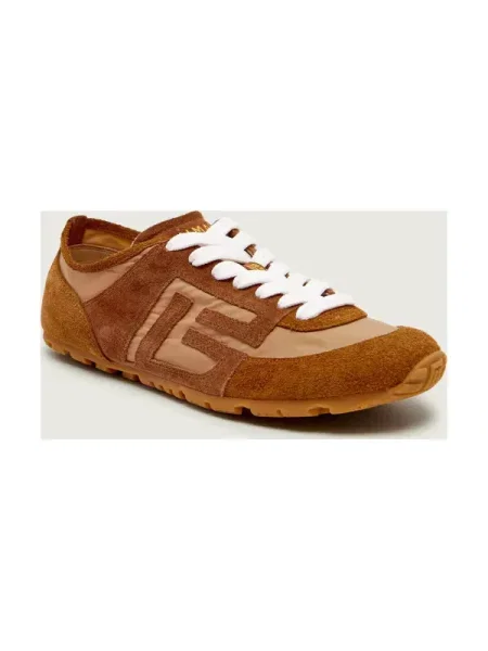 Balmain Sneakers | piele întoarsă maro