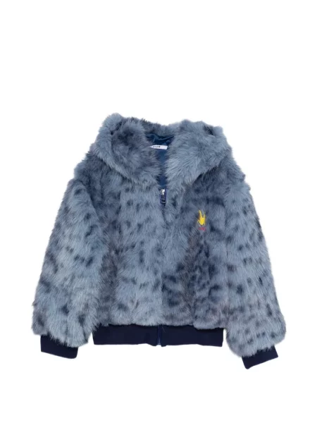 Futro dziecięce Msgm niebieskie