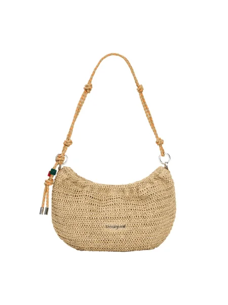 Geantă de mână Desigual cu autograf bej