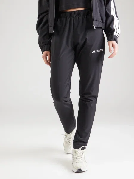 ADIDAS TERREX Outdoor hlače ESS / bela črna