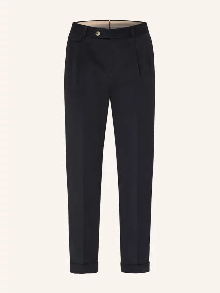 Windsor. Chinosy Sapo Shaped Fit blau granatowe