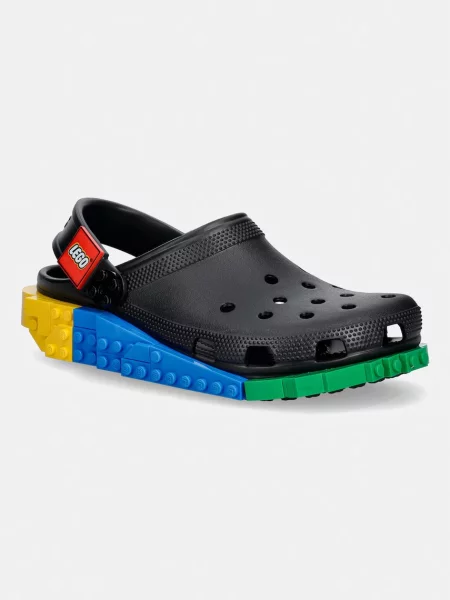 Crocs klapki Lego czarne
