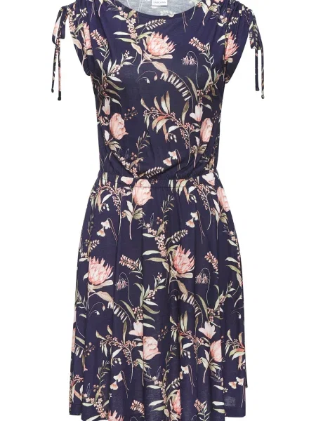 VIVANCE Poletna obleka marine / oliva roza