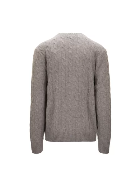 Sweter Polo Ralph Lauren z kaszmiru szary