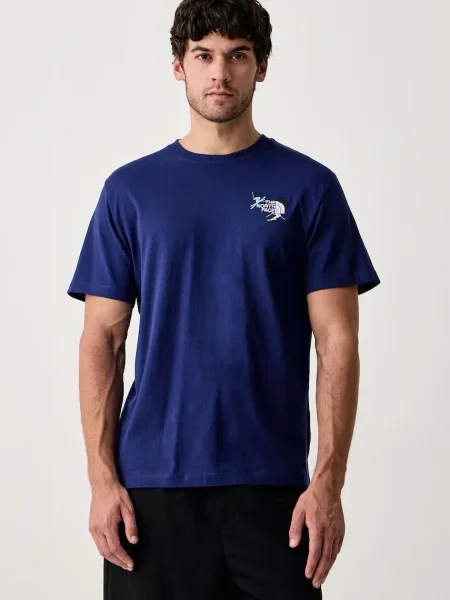 The North Face t-shirt Relaxed granatowa