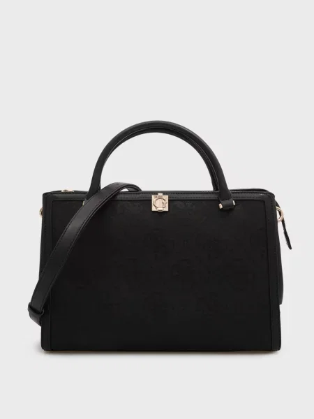 Сумка Guess с принтом черная