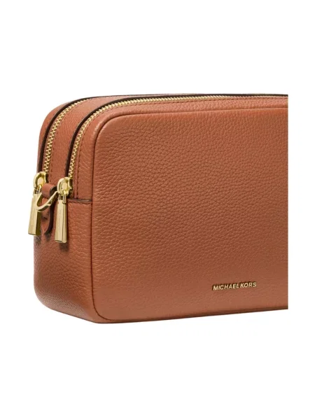 Torebka crossbody Michael Kors skórzana brązowa