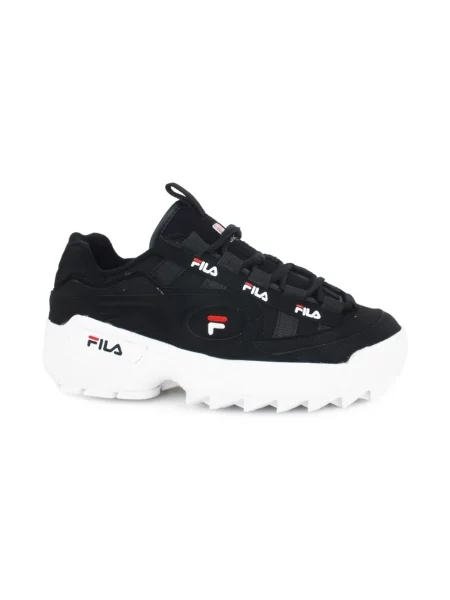 Sneakersy Fila skórzane czarne