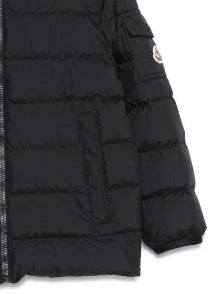 Kurtka dziecięca Moncler Enfant niebieska