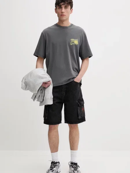 Tommy Jeans kratka majica siva