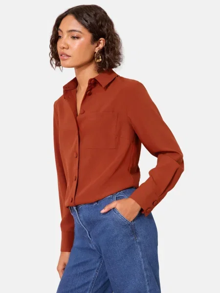 Friends Like These Bluză închis portocaliu