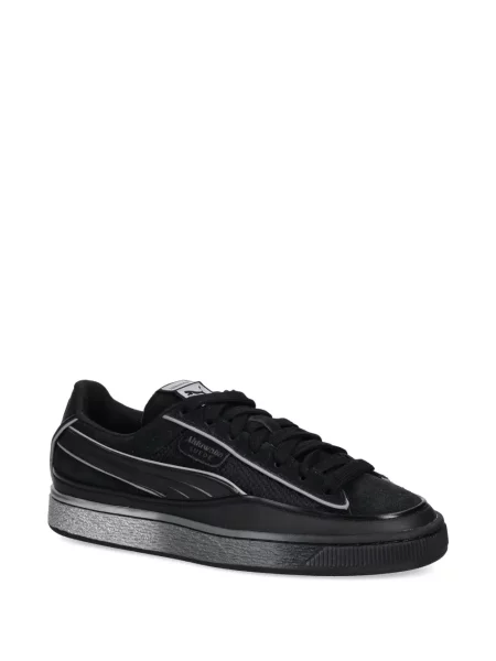Sneakerși Puma Suede din piele de căprioară negru