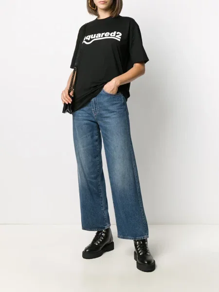Tricou Dsquared2 cu imagine negru