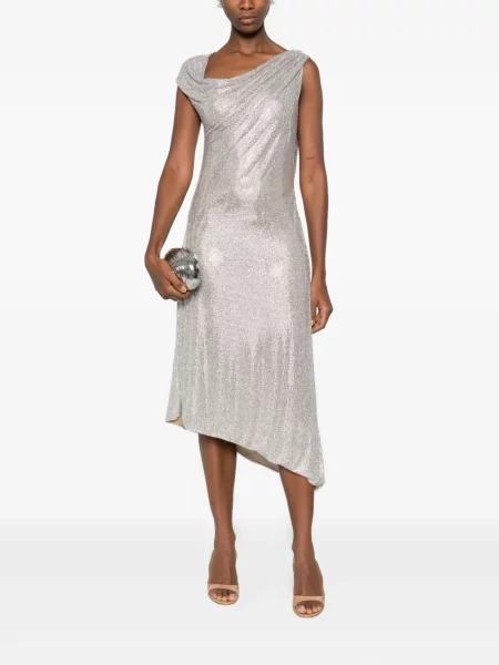 Rochie Giuseppe Di Morabito de costum argintiu