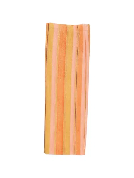Fusta maxi água De Coco portocaliu