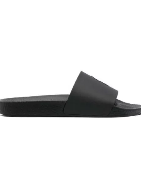 Sandale Polo Ralph Lauren cu imagine slip-on negru