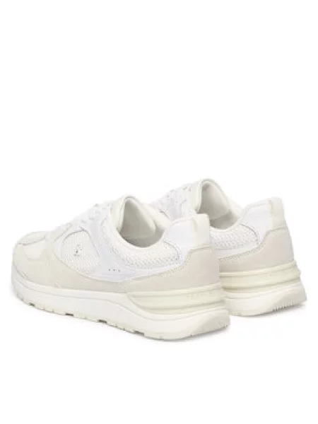 Laisvalaikio batai Tommy Hilfiger Th Mix Material Runner balta