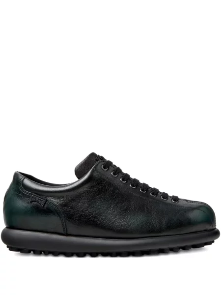 Sneakerși Camper cu șireturi din piele negru