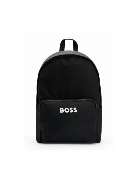 Plecak Hugo Boss z nadrukiem czarny