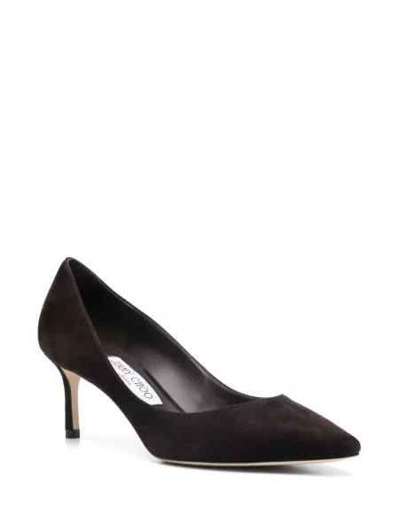 Pantofi cu toc Jimmy Choo maro