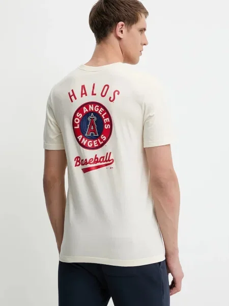 Тениска Nike Los Angeles Angels с принт бежово