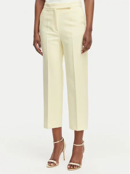 Morgan Pantaloni din galben