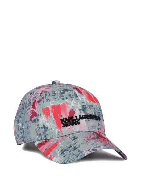 Șapcă Karl Lagerfeld Jeans cu imagine albastru