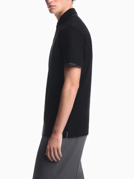 Поло Emporio Armani черное