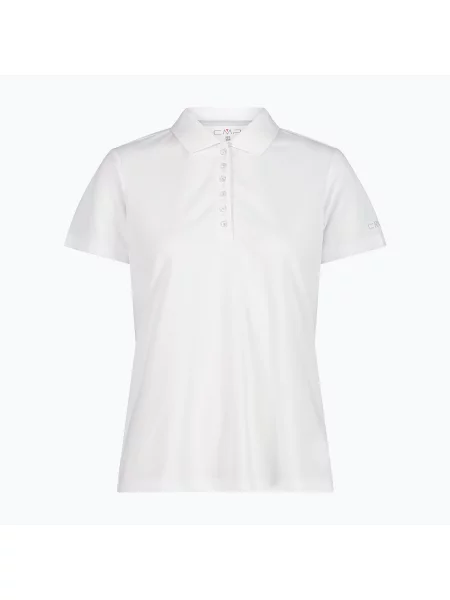 Tricou polo pentru femei CMP White/Ice polo alb