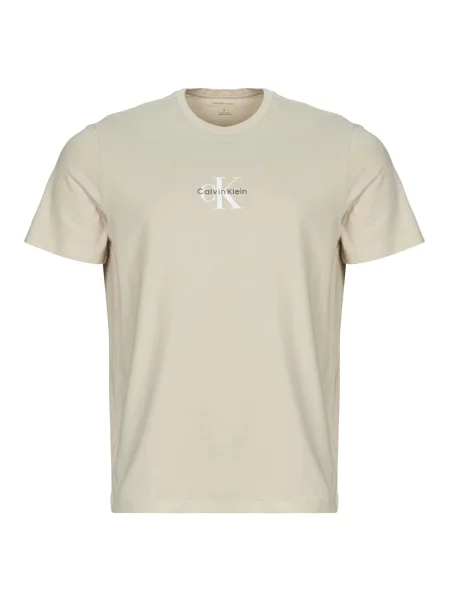 Grafički majica Calvin Klein bež