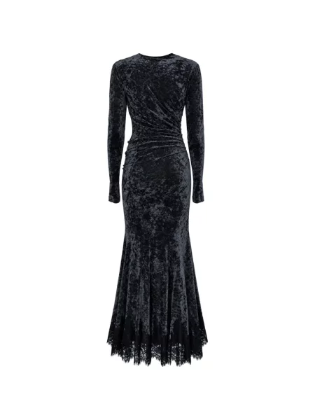 Rochie Alberta Ferretti de catifea gri