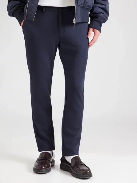 Dstrezzed Pantaloni eleganți bleumarin