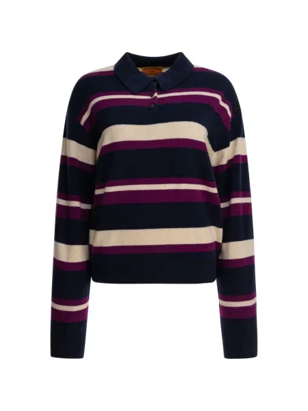 Prugasta polo majica Guest In Residence plava