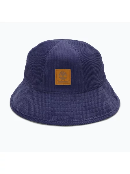 Kapelusz Timberland Round Top Corduroy Bucket peacoat granatowy