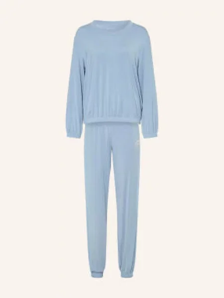 Schiesser Piżama Casual Fashion blau