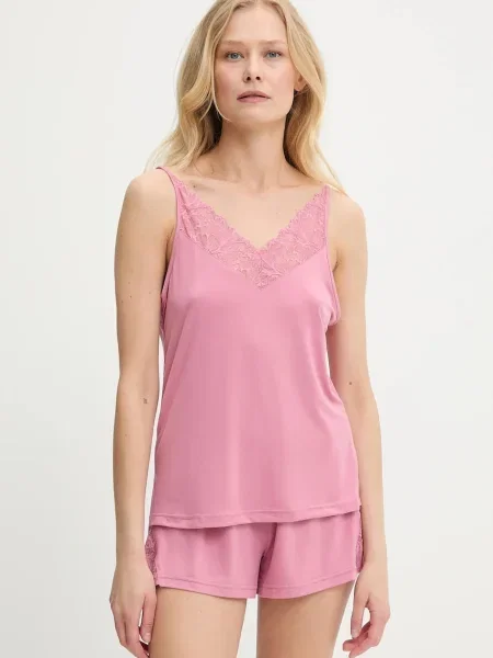 Пижама Answear.LAB дамска розово