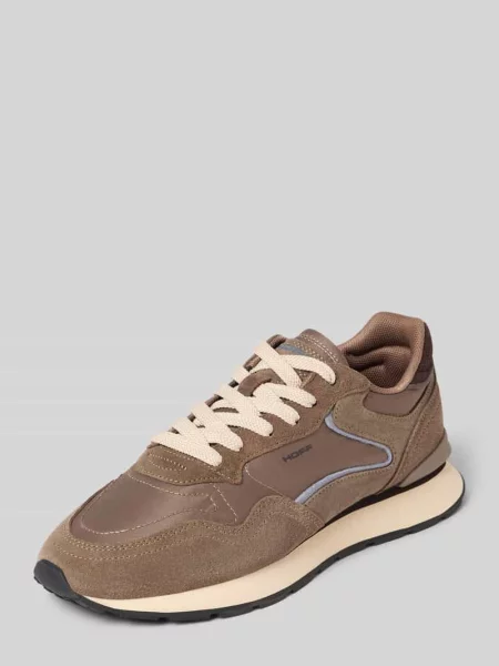 Sneakersy z mieszanki skóry z detalem z logo model City' Hoff