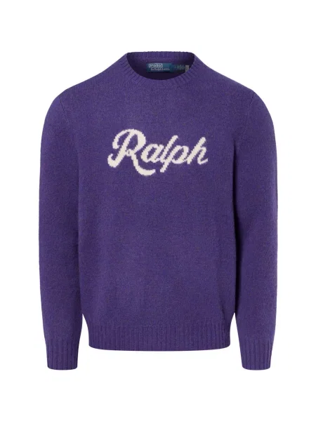 Polo Ralph Lauren sweter wełniany z kaszmirem Mężczyźni Wełna lila S