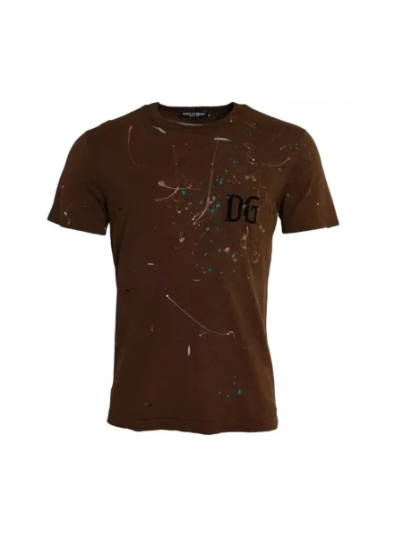 Koszulka Dolce And Gabbana brązowa
